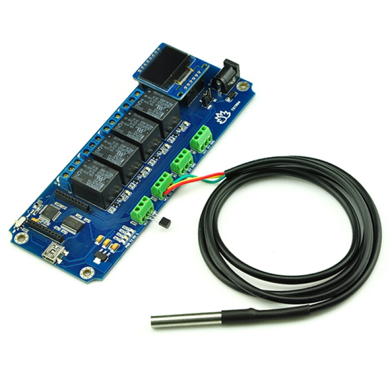 TinySine TSTR04 temperature and relay controller