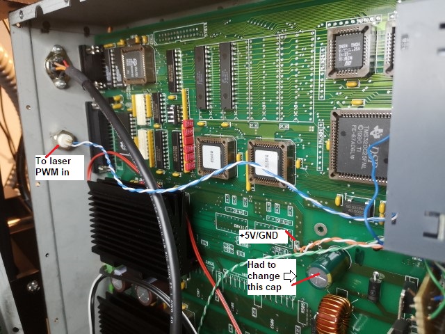 LPKF electronics and signal connections